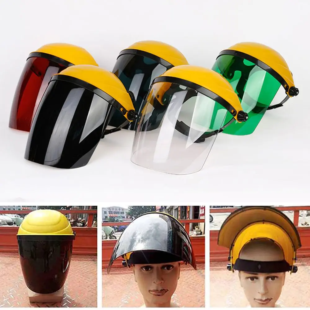 

Transparent Portable Ultraviolet-proof PC Plastic Welder Tool Safety Shield Visor Soldering Mask Welding Helmets