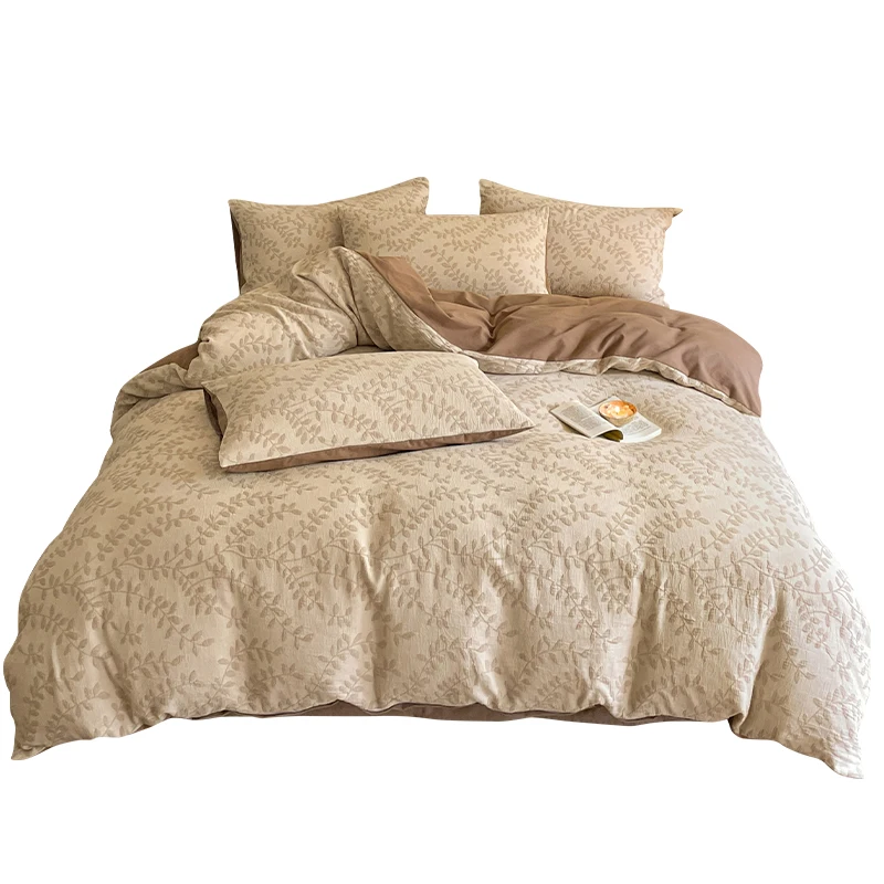 Трехслойная шлифовальная кровать из чистой хлопчатобумажной пряжи. Комплект