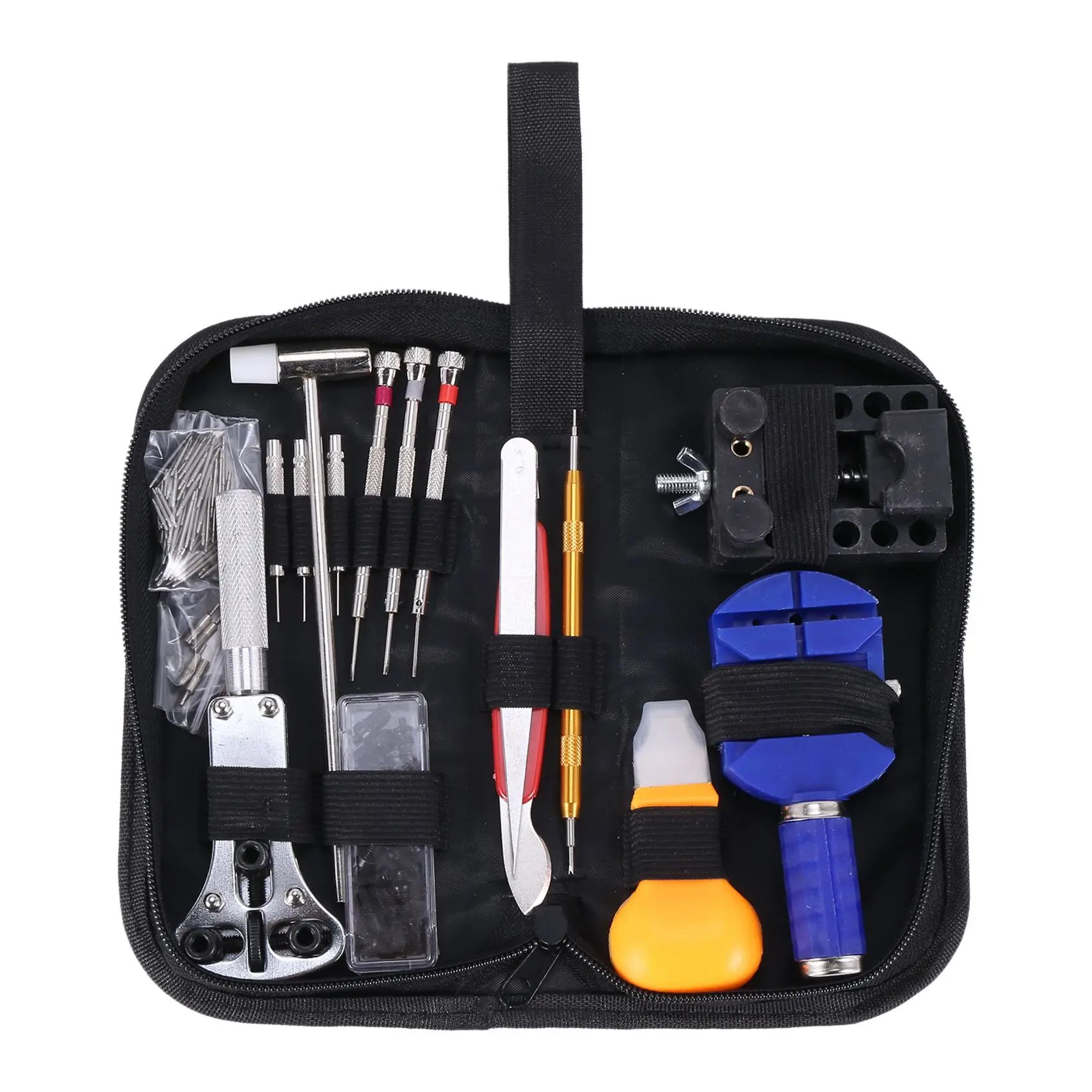 

147 PCS Watch Repair Kit Professional Spring Bar Tool Set Watch Band Link Pin Tool Set with Carrying Case