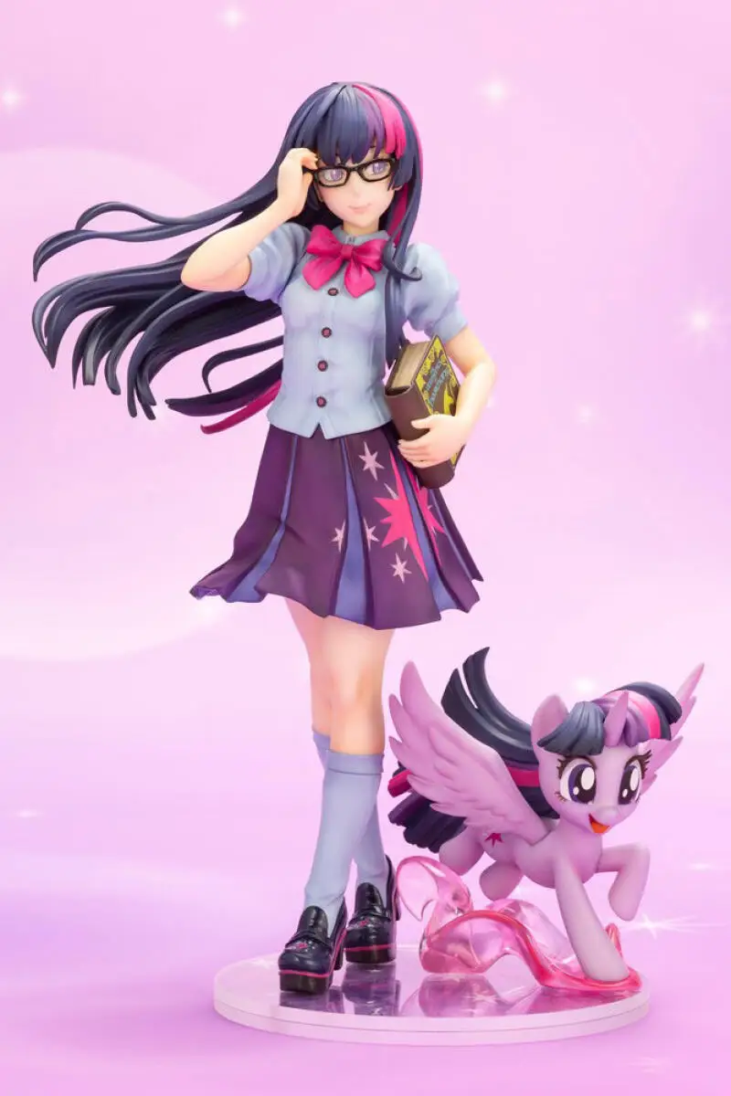 Фото Оригинальная коллекционная фигурка Kotobukiya Bishoujo My Little Pony: Пинки Пай, Эпплджек, Рэйнбоу Рарити, Флаттерши, Твайлайт. №4