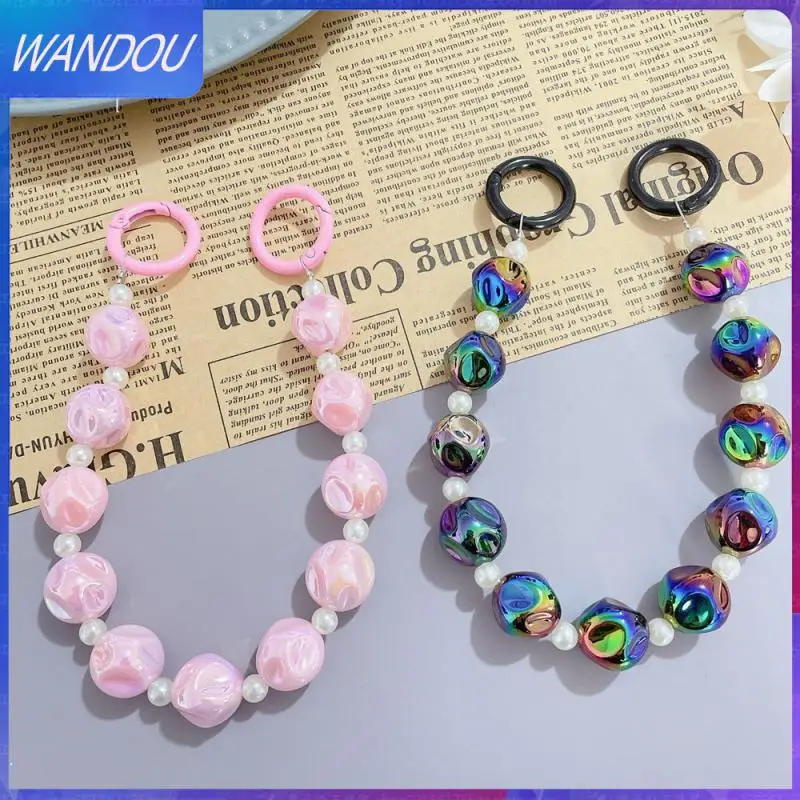 

Beautiful Mobile Phone Chain Portable Fig Durable Fashion Noctilucent Mobile Phone Periphery Simple Beaded Pendant Practical