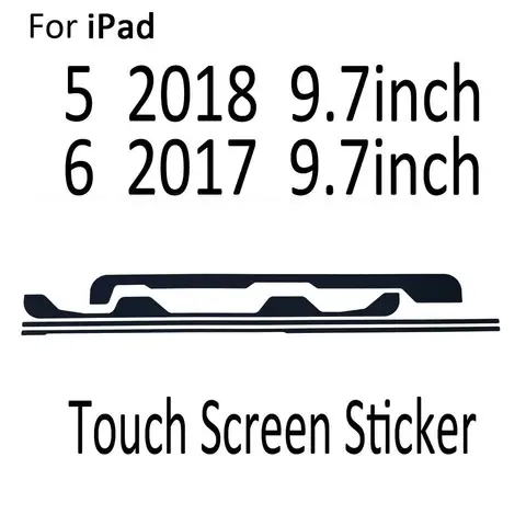 2 комплекта клейкой ленты для дигитайзера экрана, наклейки Glus, детали для iPad Air 2020 2019 Mini 1 2 3 4 5 2017 2018, наклейка на среднюю рамку