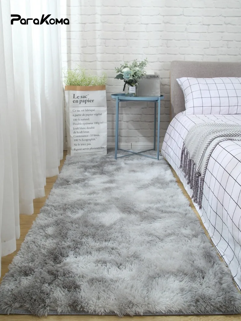 

Nordic Ins Style Room Carpet Bedroom Bedside Plush Blanket Floor Mat Living Room Rug Large Alfombras Para La Sala Moderna