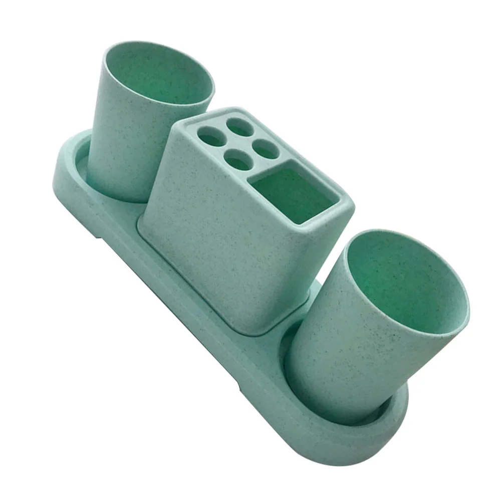 

Holder Cup Storage Bathroom Stand Rack Organizer Toothpaste Brush Pen Electric Savertoothbrush Shelf Practical Cleanser Washing