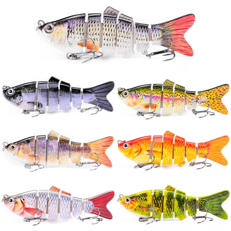 

Bearking 10cm Fishing Lure Simulated Fish Swimming Swing Crankbaits Fishing Kit Wobblers Isca Artificial Bait Fishing Gear
