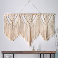 large macrame wall hanging tapestry boho style hand weaving for home decor curtain wedding living room background decoration