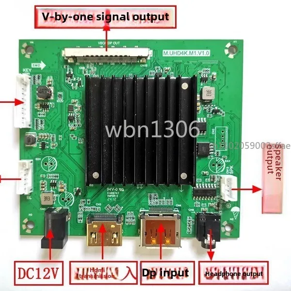 Фото Плата-адаптер HDMI/DP для V-by-One/EDP/VBO 4K поддерживает 4K60HZ/мультисовместимость с разными разрешениями. №2