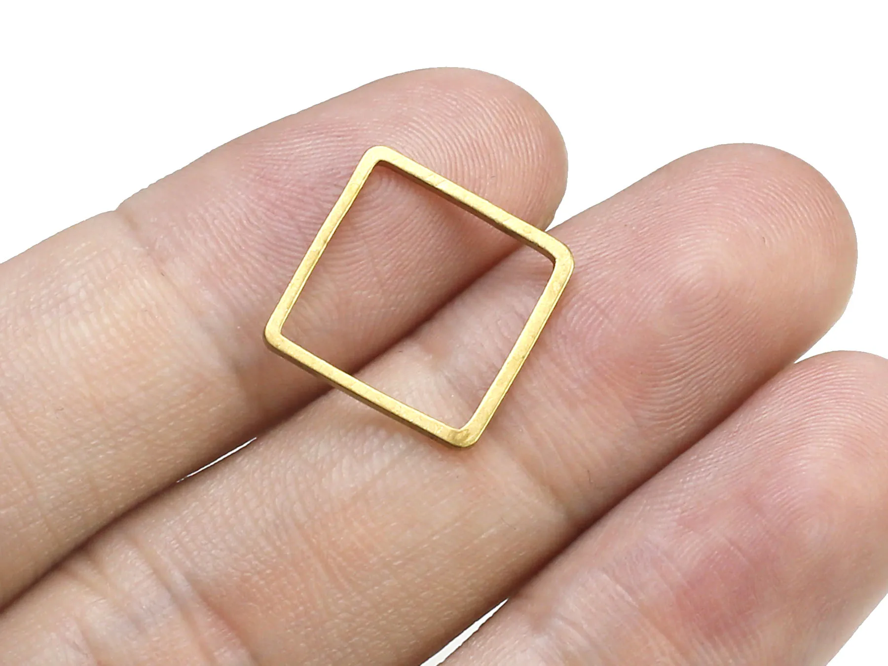 Квадратные подвески для сережек соединительный элемент Геометрическая латунная
