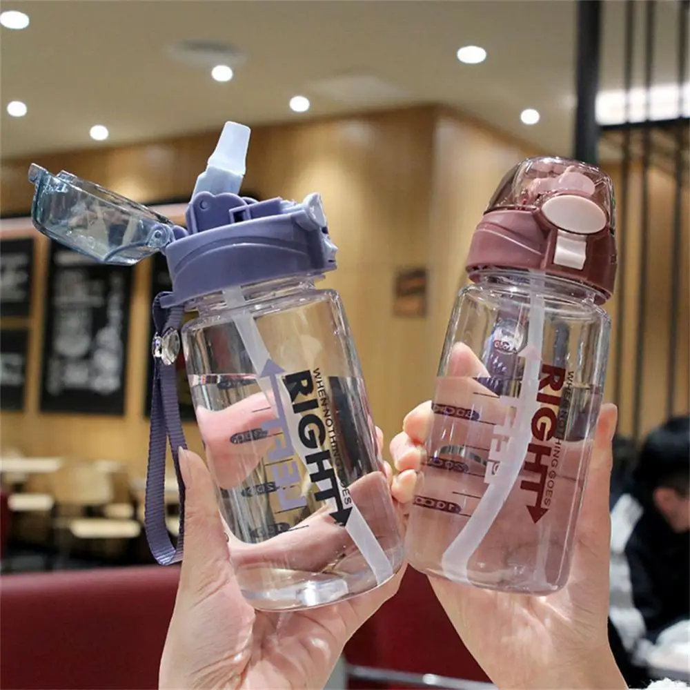

Hot Gradient Color Straw Cup Large Capacity Plastic Water Cups Outdoor Fitness Water Bottle Wholesale With Time Marker 2023