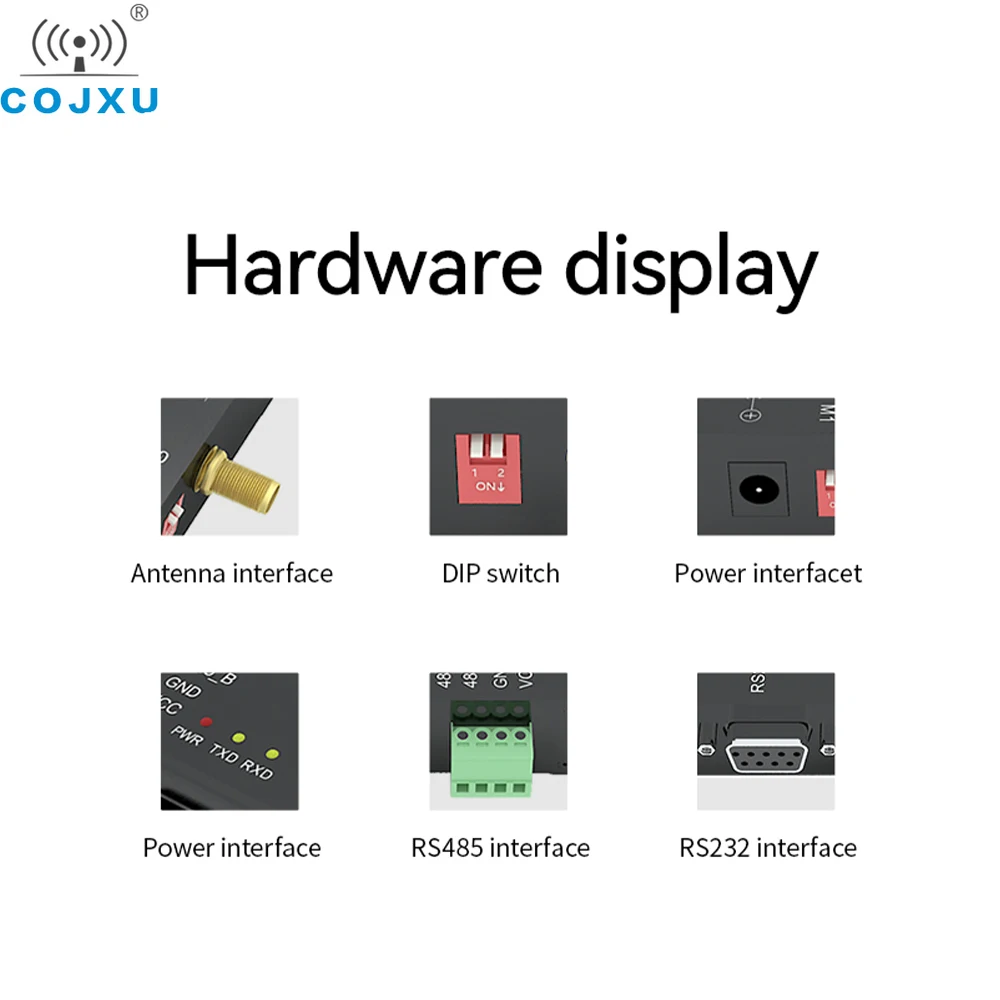 Lora SX1278 Wireless Modem 433Mhz 37dBm 20Km Long Range RS232 RS485 Data Transmission Transmitter Transceiver E32-DTU(433L37)-V8