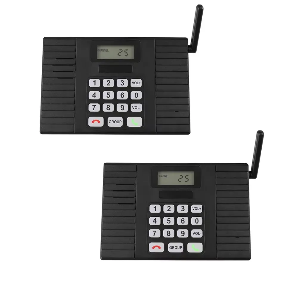 

Беспроводной домофон, двусторонняя связь, система свободной связи, 999-метровый домофон в реальном времени для виллы, офиса, отеля, фабрики