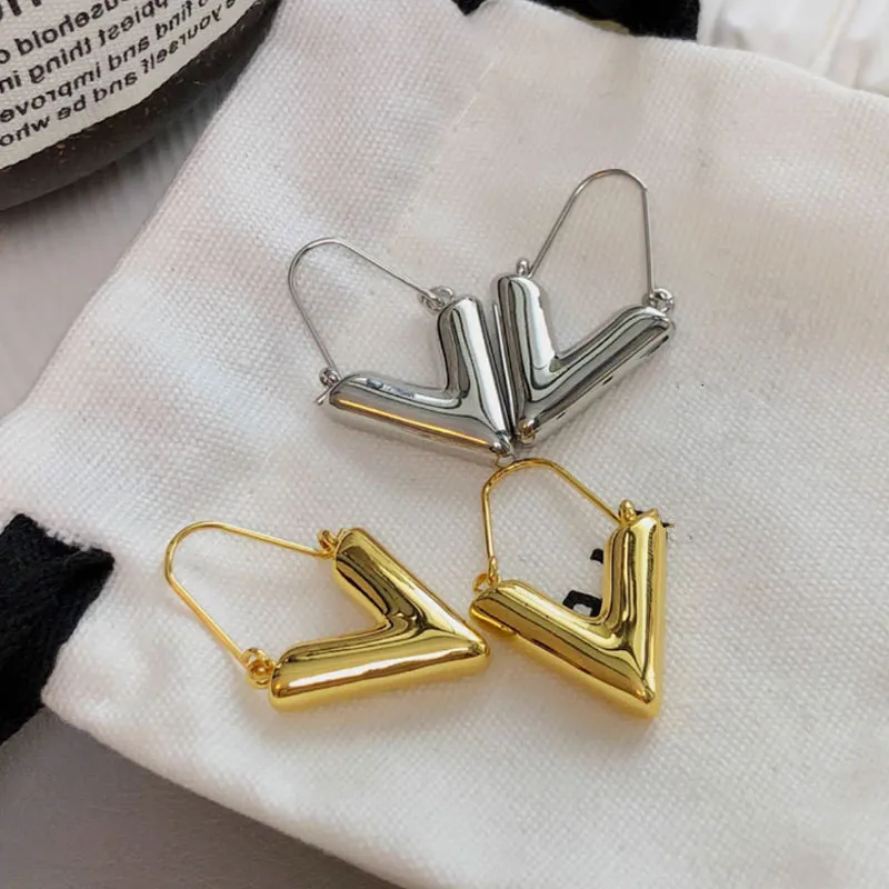 Круглые серьги-кольца из цинкового сплава e057