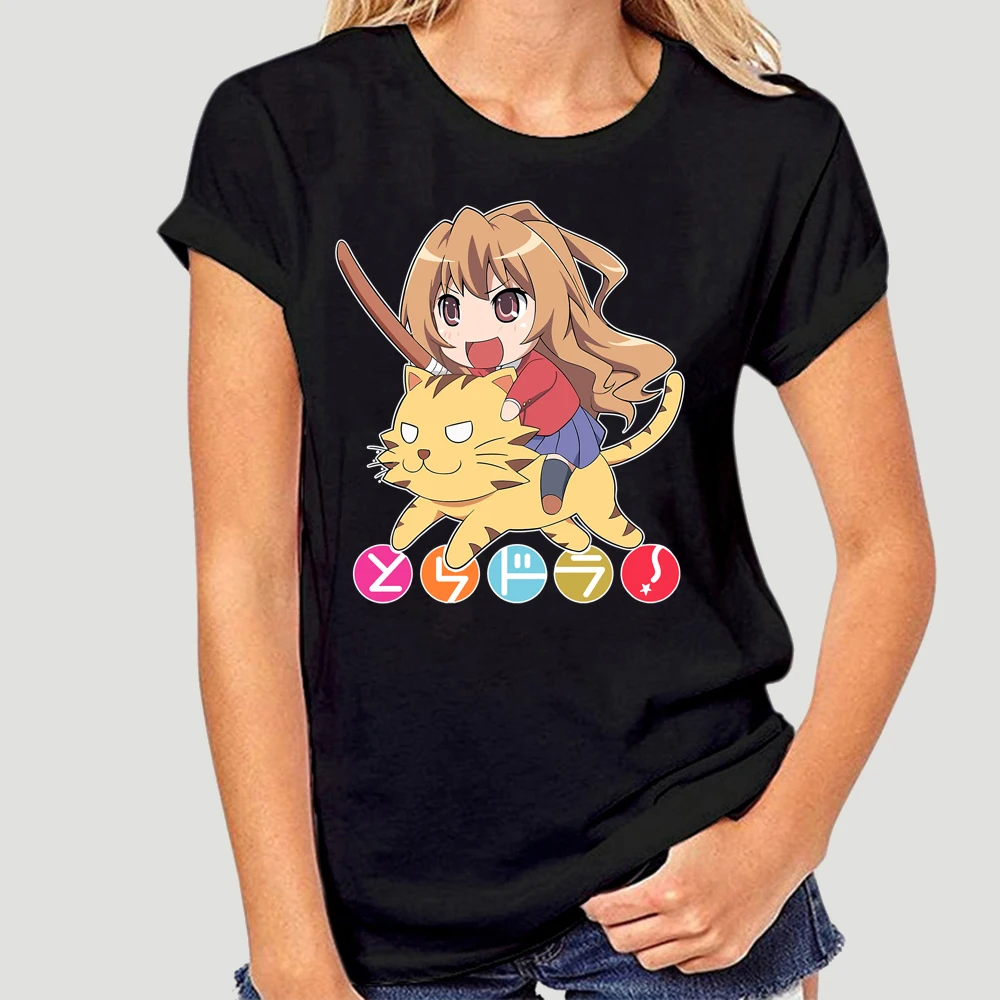 

Toradora T Shirt Cool Toradora Chibi T-Shirt Male Funny Tee Shirt Plus size Classic Short Sleeve Print Cotton Tshirt 3361X