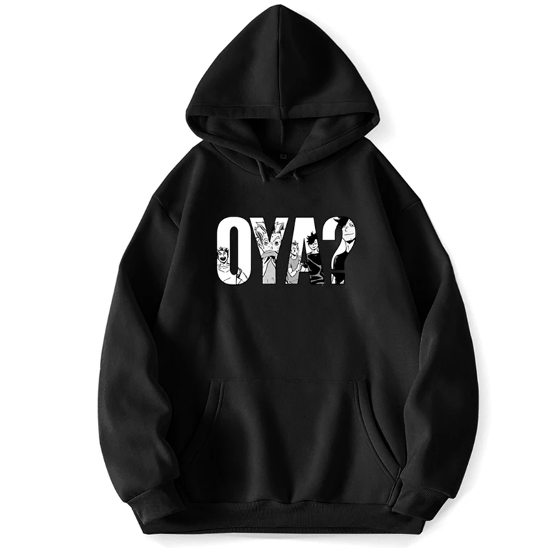 Ics  Anime Oya  Hoodie Hoodies Men Sweatshirts Pocket Hooded Pullovers Jumpers Trapstar Spring Autumn