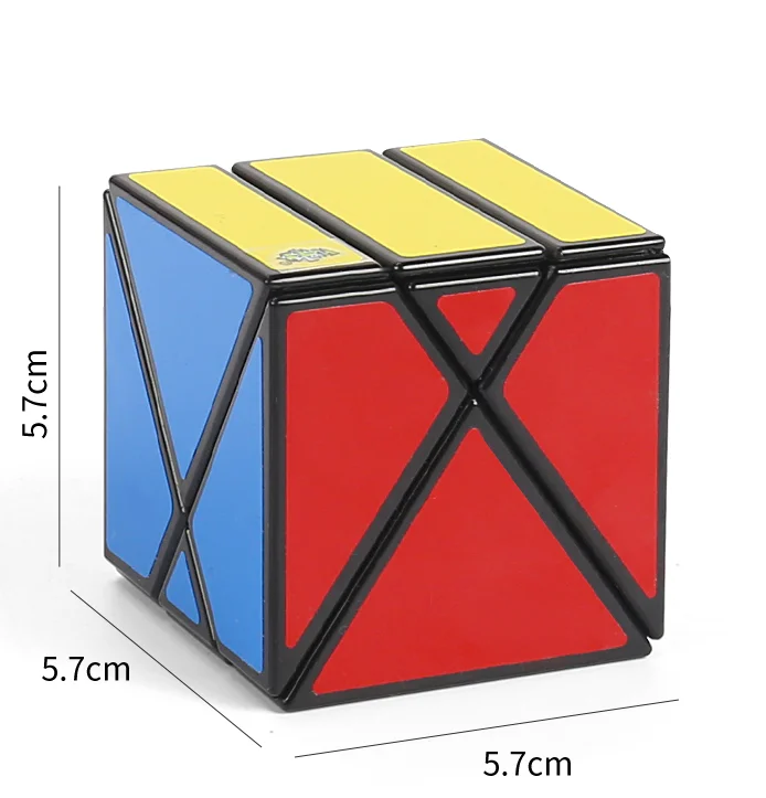 Lanlan X-Cube Skewb Black Cubo Magico пластиковая образовательная головоломка подарок идея