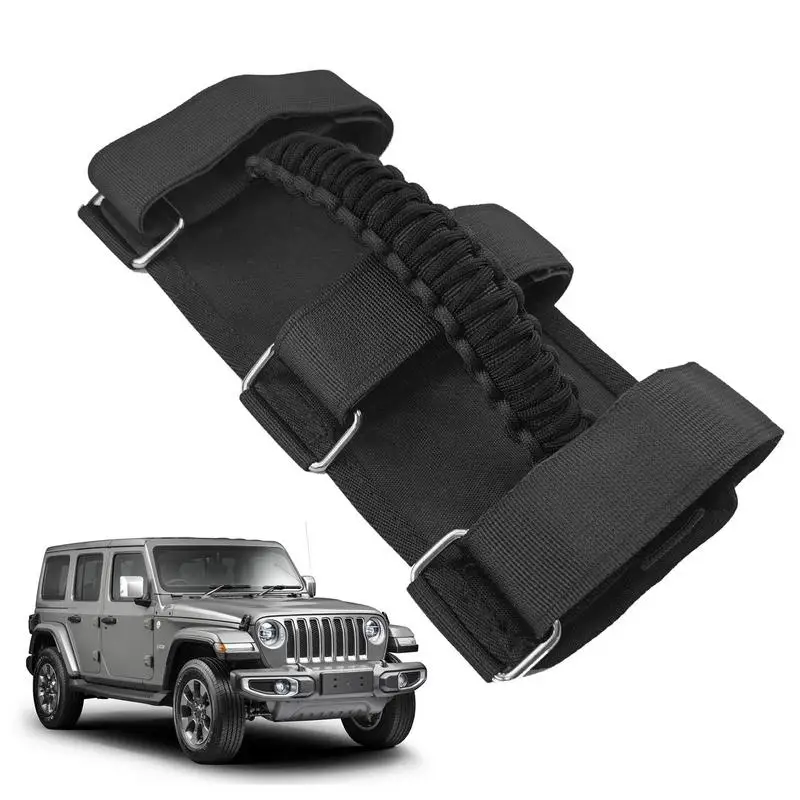 

Universal Grab Handles Universal Car Grab Handle Easy To Install With 3 Nylon Straps & Grip Handle – Fits And Truck Roll Bar