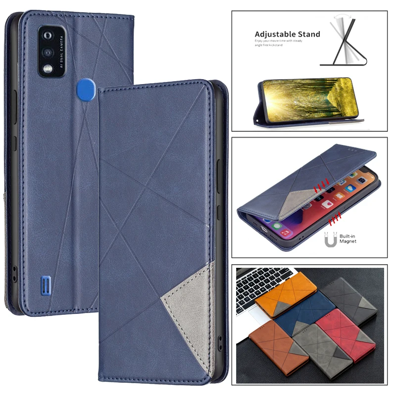 

For ZTE Blade A51 Fundas Leather Phone Wallet Case For ZTE A51 Blade A52 A31 A71 ZTEA51 Ztea31 zteA52 A 51 Coque Magnetic Case