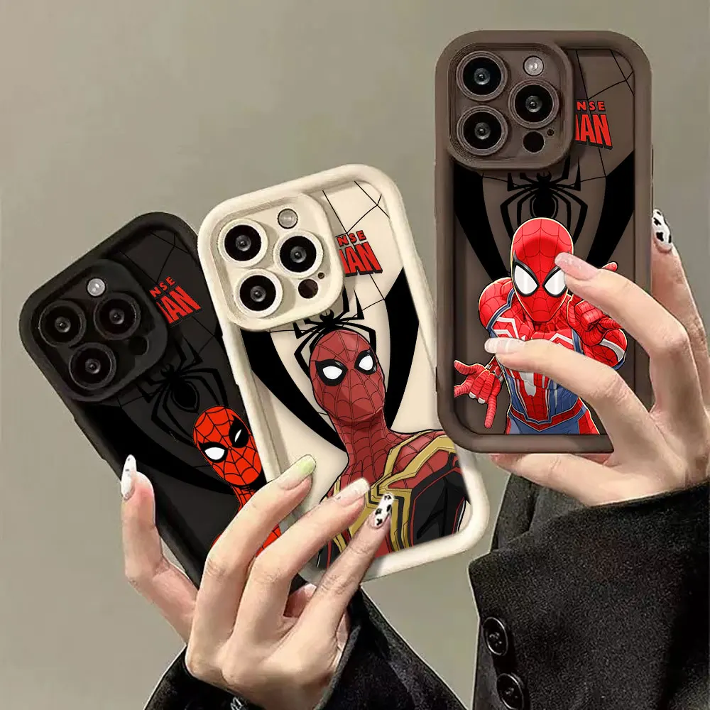 Чехол для телефона Marvel Человек-паук Samsung A03 A03S A04 A04E A05 A05S A10S A11 A12 A14 A15 A20 A22 F12 M12 M22 4G