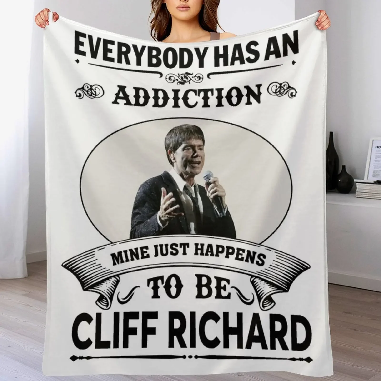 Все было минуле дополнения просто happens to be Cliff Richard Throw Blanket декоративная кровать