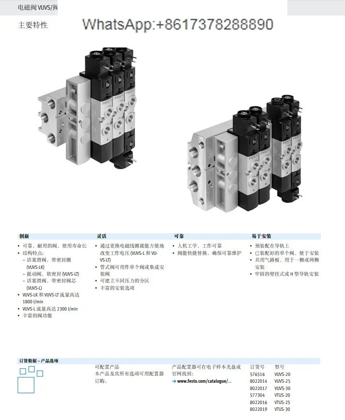 FESTO VUVS-L20-M32C-MD-G18-F7-1C1 575274 электромагнитный клапан Festo