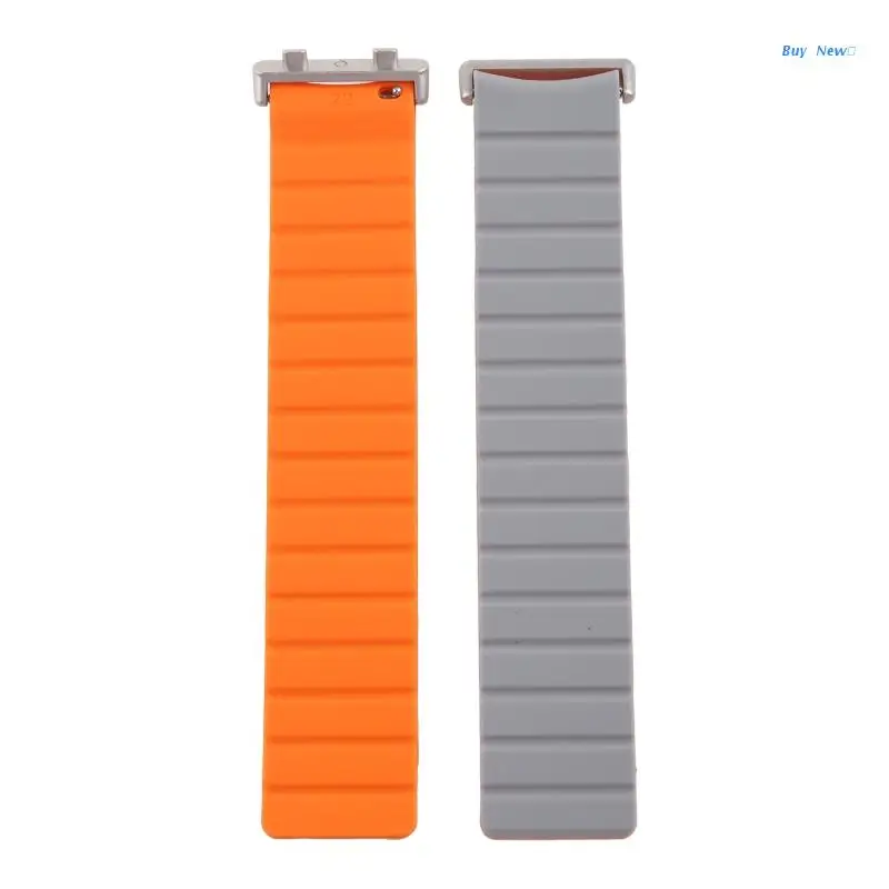 

Силиконовый магнитный ремешок для часов 2 42/46 мм