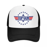 cool tom cruise maverick film top gun baseball cap men women personalized adjustable trucker hat adult hip hop snapback caps
