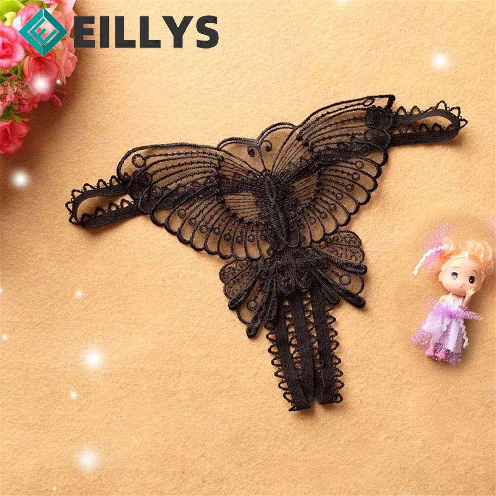 

Сексуальные женские кружевные стринги, ажурные стринги в форме бабочки, нижнее белье с открытой промежностью, модное женское удобное Сексуальное белье с низкой талией