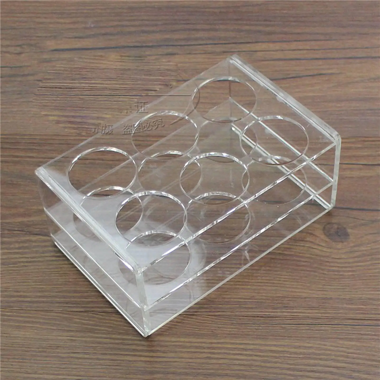 

40mm Hole Diameter 6 Holes PMMA Rack Stand For 100ml Centrifuge Tubes Test Tube