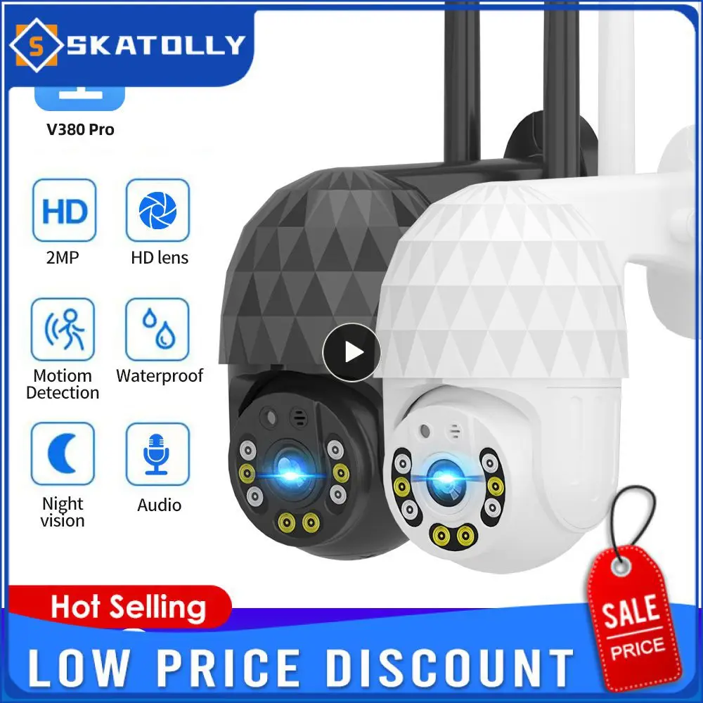 

Wireless Cameras Infrared Cctv Wifi Ip Camera Two-way Voice Intercom Motion Detections Surveillance Cameras 2 Million Pixels
