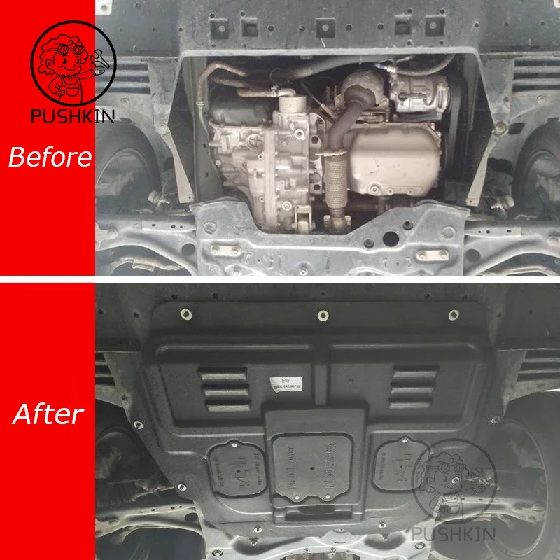 Защита двигателя из марганцевой стали для Geely preface 2022 2023 2024