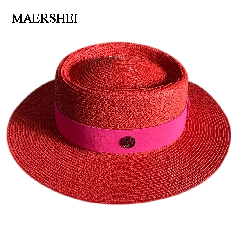 

2022 Hats for Women Summer Large Brim Straw Visor Hat Floppy Wide Brim Sun Cap Bowknot Foldable Beach Hat