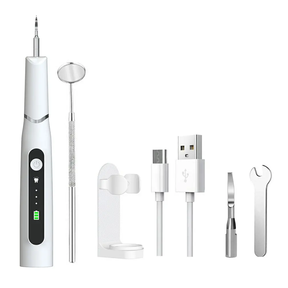 

Ultrasonic Dental Cleaner Dental Calculus Scaler Electric Sonic Oral Teeth Tartar Remover Plaque Stains Cleaner