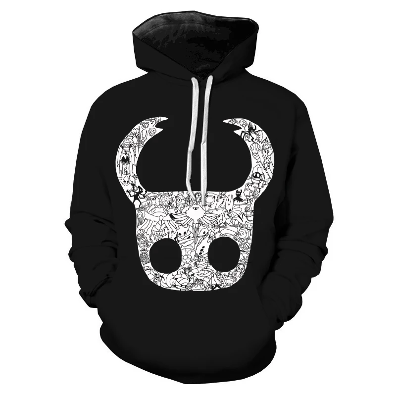 Hot Game Hollow Knight 3D Prined Hoodies Men Women Fashion Personality High Quality Anime Hoodie Harajuku Oversized Sweatshirts