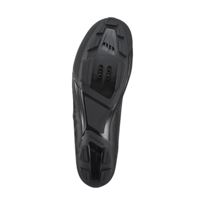 Фото Велотуфли Shimano SH-RX600 GRAVEL с усиленной карбоновой подошвой SPD, цвета: черный/черный, широкие/серебристые/зеленые, оригинал №4