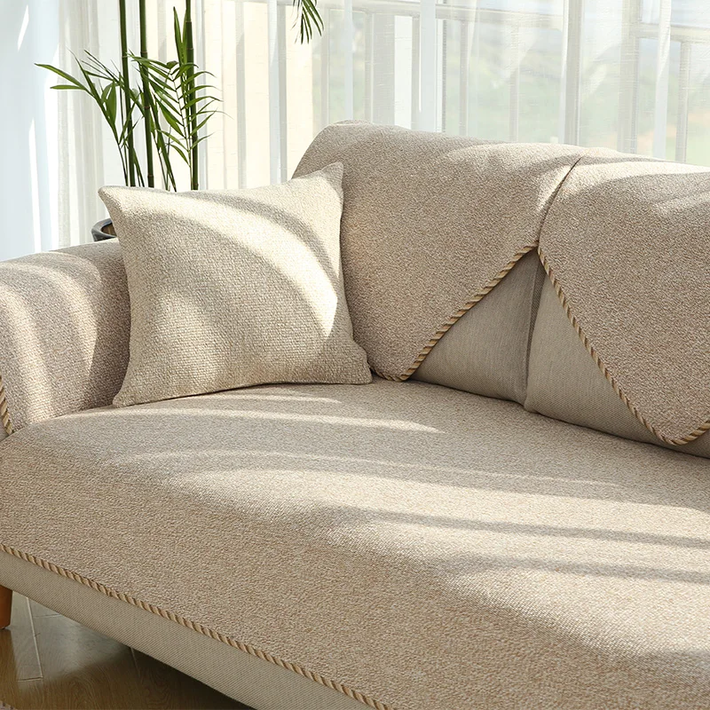 Подушка для дивана Всесезонная Нескользящая хлопковая льняная простой