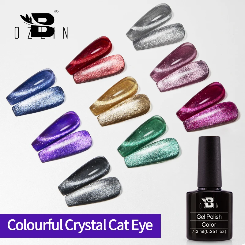 Магнитный Гель-лак для ногтей кошачий глаз 8 цветов |