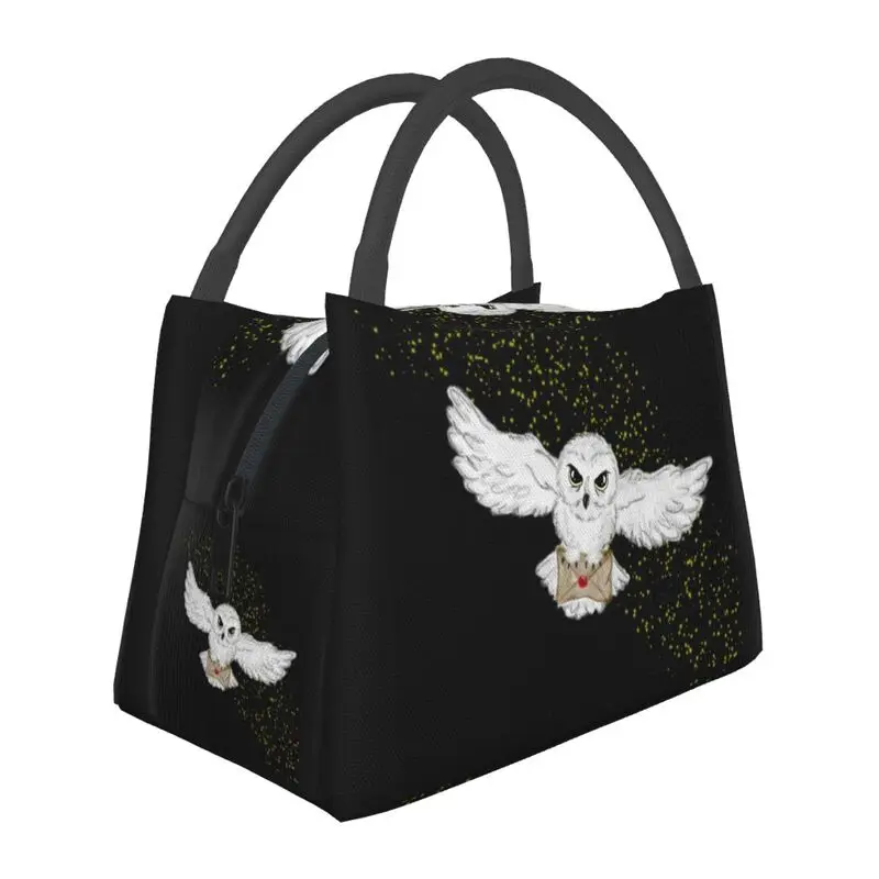 

Сумка-тоут на заказ с рисунком совы, мужские и женские сумки для обеда, теплое охлаждение ведьмы, изолированные коробки для обеда для пикника, кемпинга, работы, путешествий