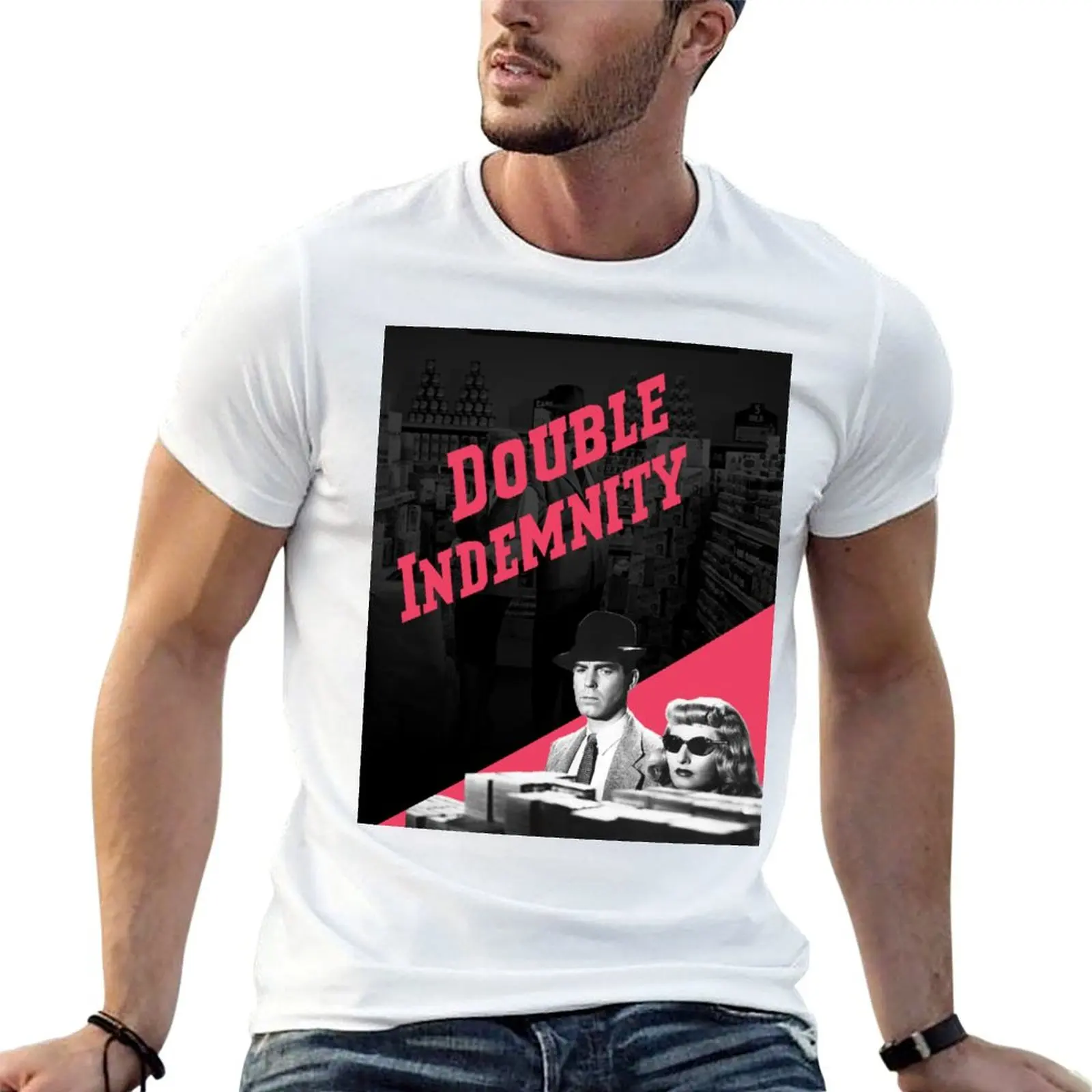 Фото Double Indemnity - футболка Билли Уайлдера, модная повседневная модель с коротким рукавом №1