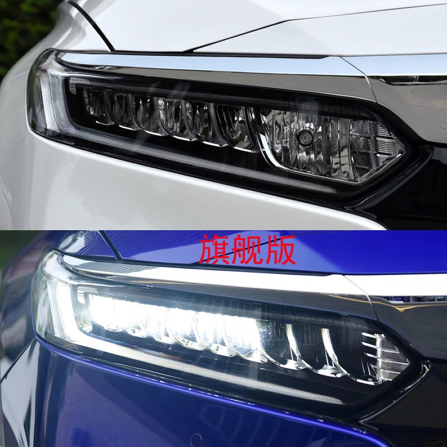 

Прозрачная Налобная лампа для Honda Accord 10 поколения 2018 2019, сменный оригинальный абажур