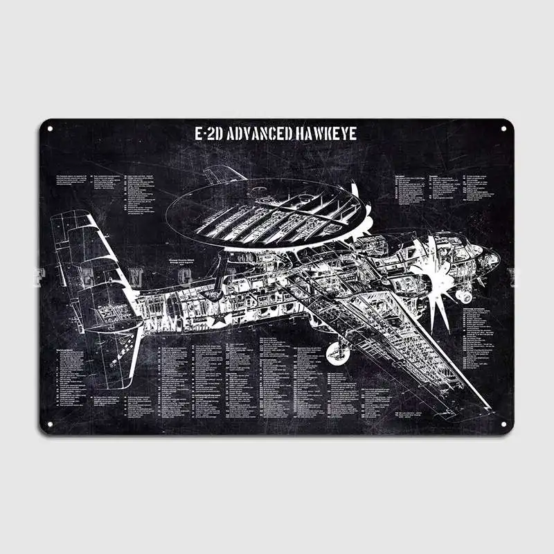 

Современный постер E2d Hawkeye, металлическая табличка, настенная роспись, бар, пещера, ретро-таблички жестяной знак, постер