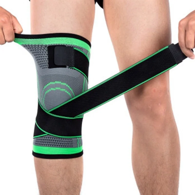 

1 Piece Mumian 3d Pressurized Fitness Running Cycling Bandage Knee Support Braces Elastic Nylon Sports Compression Pad Sleeve