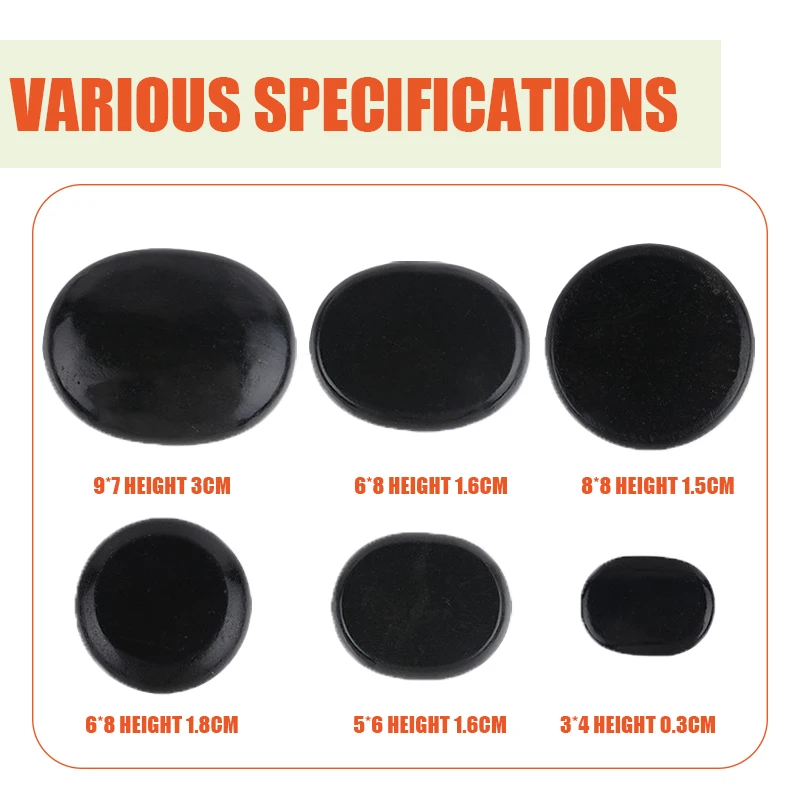 1/2/4 шт 9 типов Новая Энергия камень вулканическая Релаксация эфирное масло Базальтовый Камень массажные инструменты Горячий спа обратно компресс