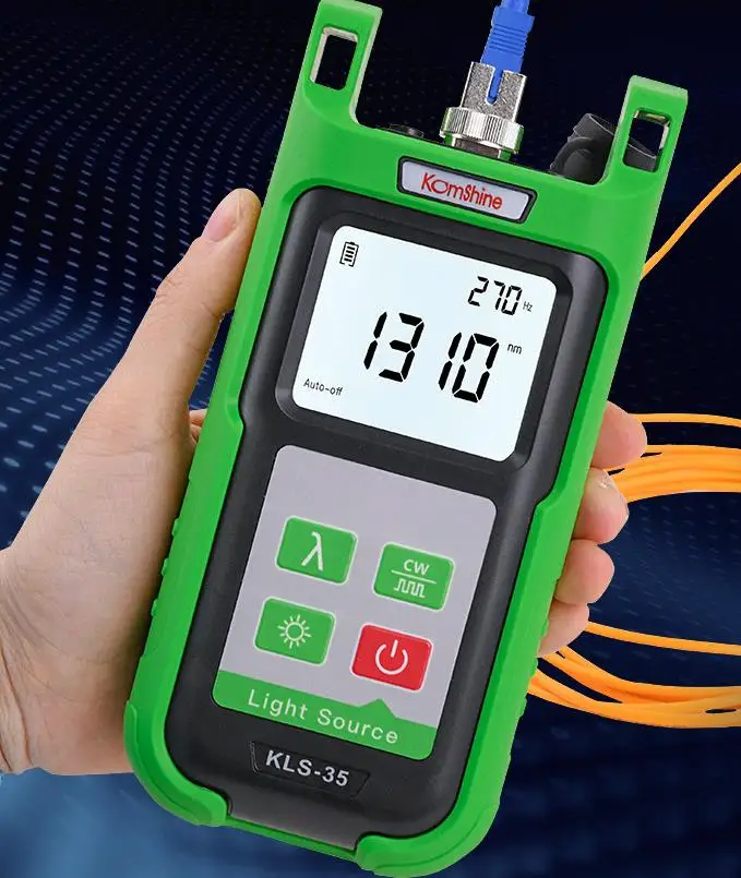 KLS-35 Stable light source Handheld laser light source Optical fiber test instrument PON light source LED backlight