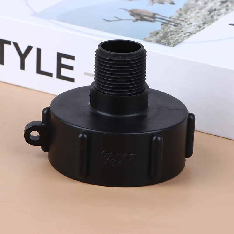 Черный адаптер для резервуара воды IBC прочный переходник с тонкой резьбой S60 2