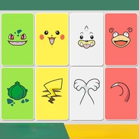 pet elf pokemon pikachu frosted crystal bus pass stickers meal card stickers cartoon peripheral
