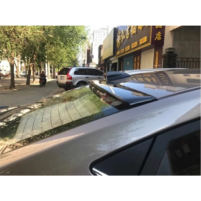 Спойлер из углеродного волокна для Hyundai Elantra 2012 2013 2014 2015 черный/белый цвет спойлер