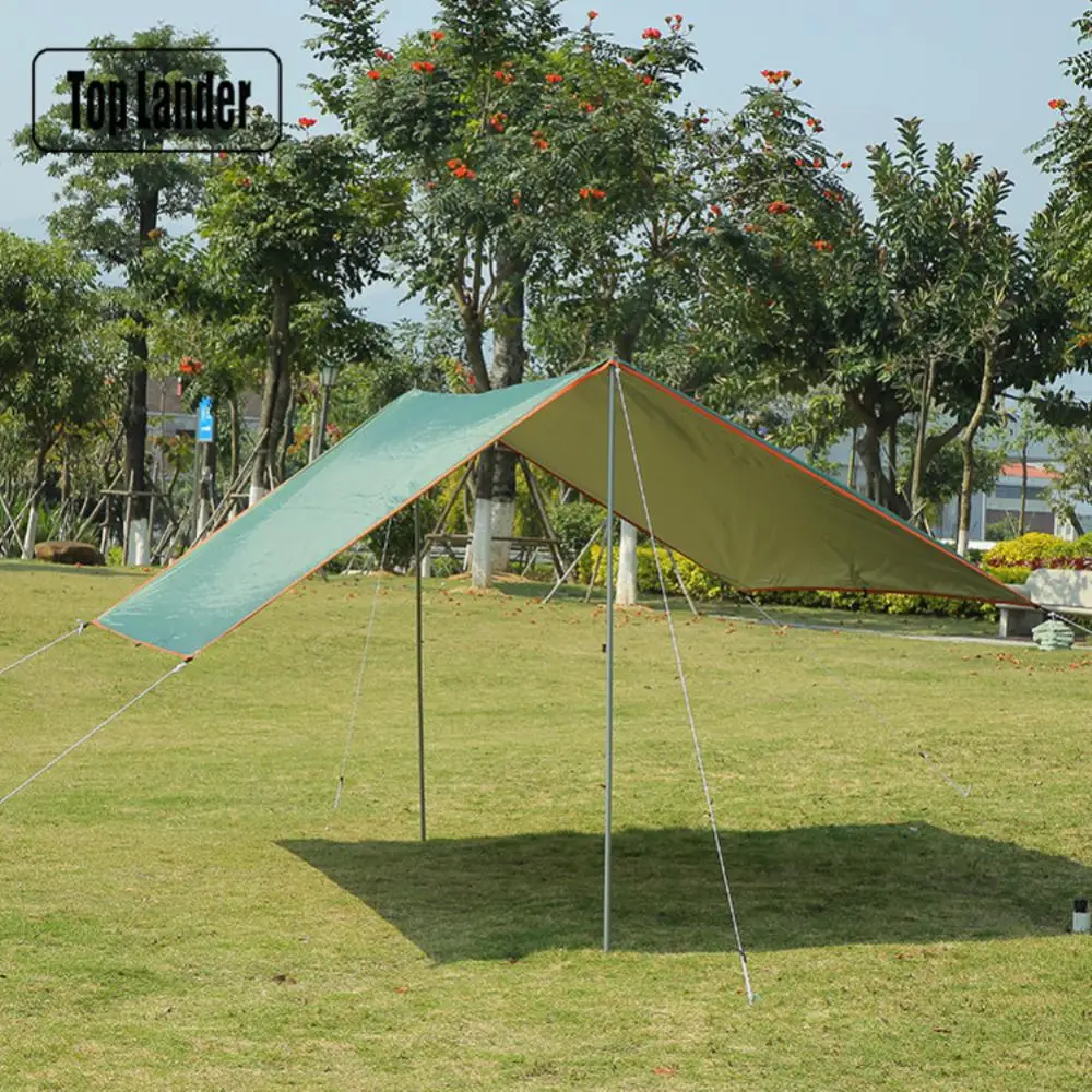 

5/4/3X3m Coating Tarp Waterproof Sun Shelter Awning Camping Outdoor Shade Tarpaulin Shelter Sunshade Flysheet Tents & Shelters