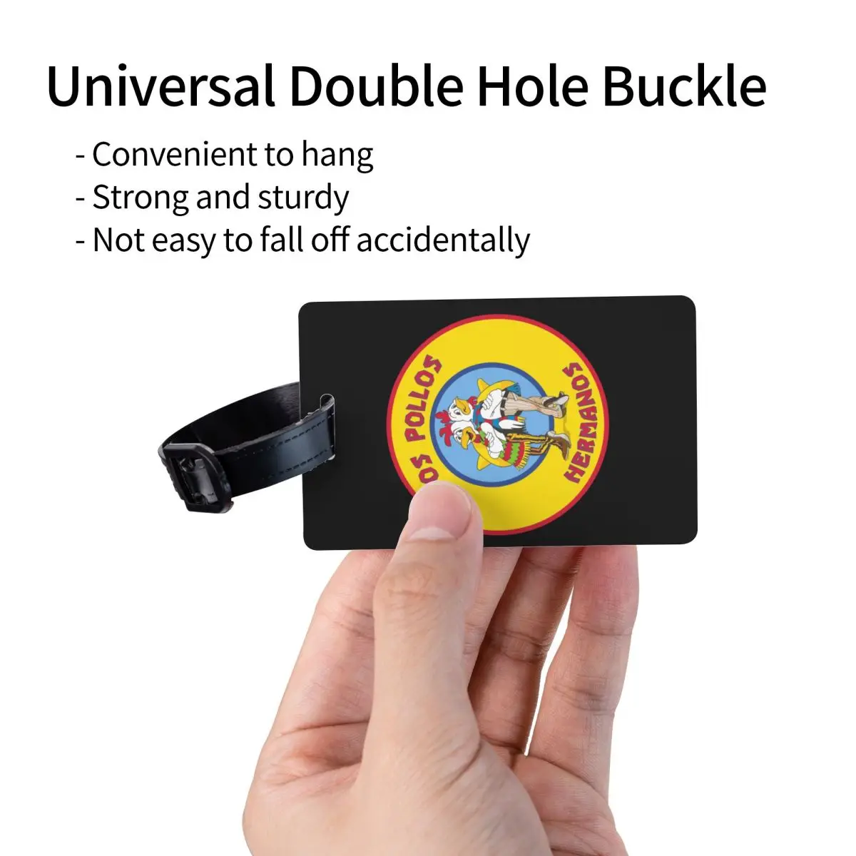 Бирка для багажа во все тяжкие Los Pollos Hermanos бирка на заказ бирки цыплята братья