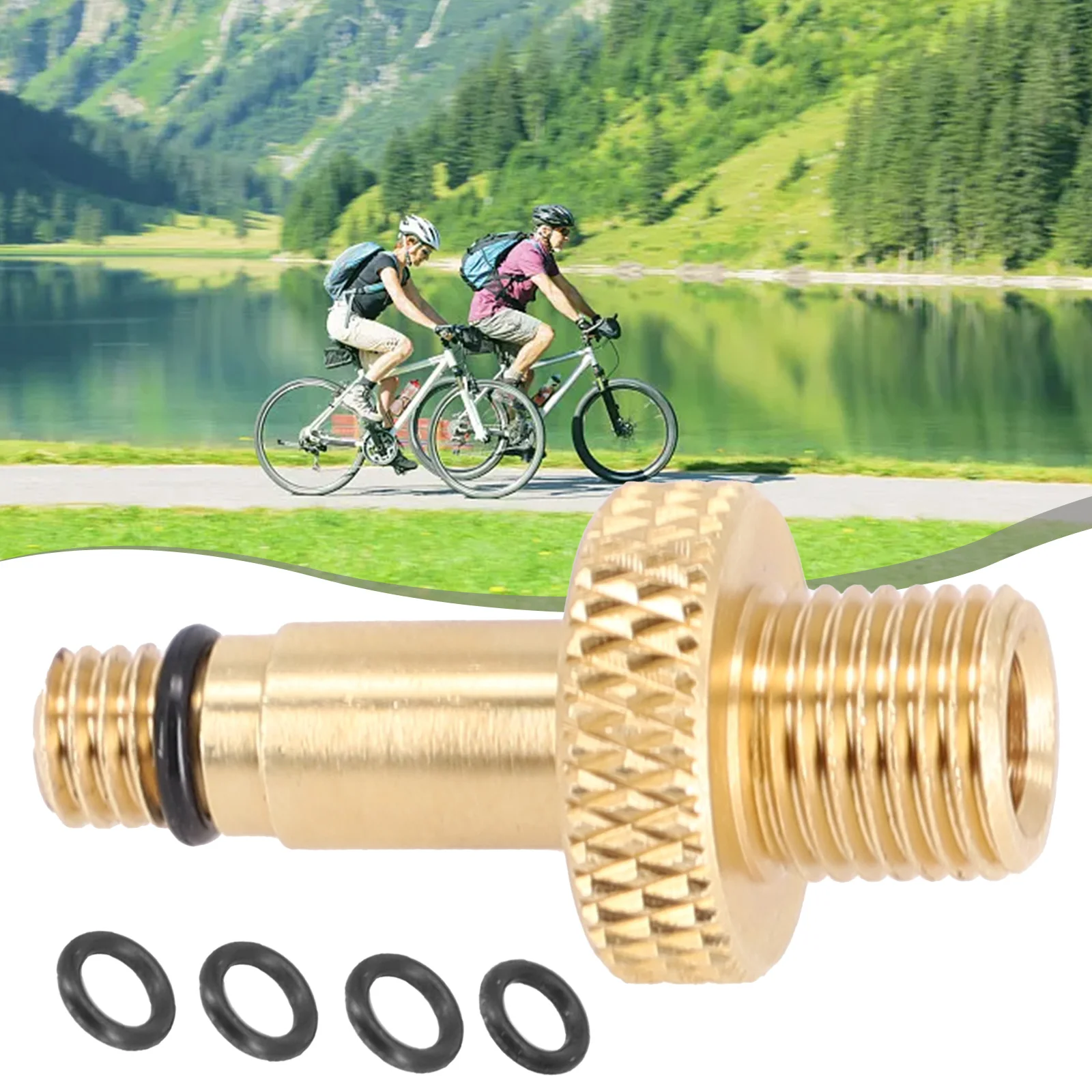 Воздушный клапан Comp Bike адаптер заднего клапана компактный и легкий амортизатора