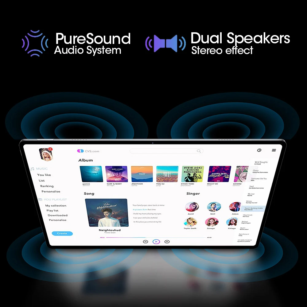 Планшет BDF 11 дюймов P90 система Android12 8 ГБ ОЗУ 256 Гб ПЗУ разрешение 1920*1200